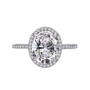 925 Sterling Silver Round Sparkling Cubic Zirconia Ring